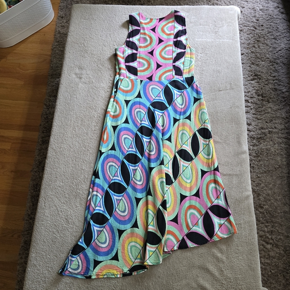 By Anthropologie Kenzie Asymmetrical Dress Size 6 - Picture 12 of 16